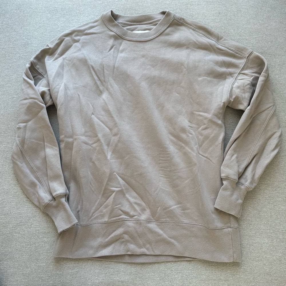Abercrombie & Fitch Tan Crewneck
